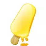黄色のアイス クリーム