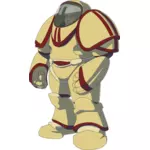 Astronaut in space armor vector afbeelding