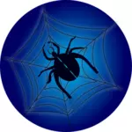 Edderkopp med web