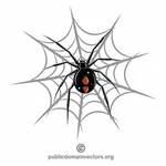 Grafika wektorowa netto pająk