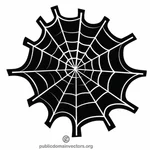 Spider web glinsterende clip art