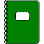 Spiral notebook vector image