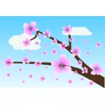 桜ベクトル画像