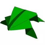 Origami frog