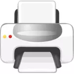 Vektor Klipart ikony barevné tiskárny