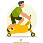 स्थिर बाइक व्यायाम