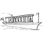 Drawing of a small boat