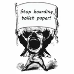 Hentikan penimbunan tisu toilet