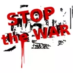 '' Stoppe krigen '' symbol