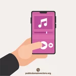 App för musikstreaming