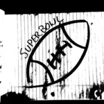 Imagem do Superbowl desenho vetorial