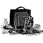 Eski stil fotoğraf makinesi