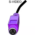 Connettore video viola