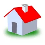 Grafica vettoriale di un'icona di casa