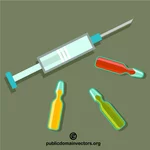 Spruta och injektionsflaskor