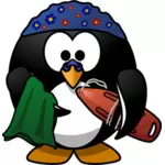 Пловец Пингвин векторное изображение