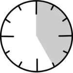 Векторная иллюстрация циферблата часов