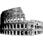 Gambar vektor Colosseum Roma