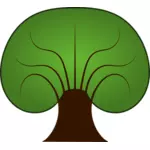 Träd vektorritning