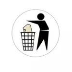 Icona dei rifiuti elettronico