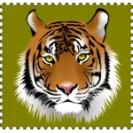 Тигр почтовая марка