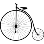 Penny-Farthing silhouette vector imagine