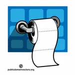 Toalettpapper-vektorbild
