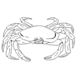 Semi-realistisk krabba
