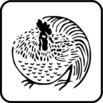 صورة ظلية للدجاج