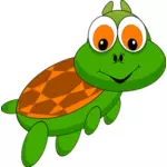 Kreskówka morze żółw