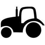 Tractor vector image