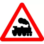 公路标志火车