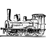 蒸気機関車のスケッチ
