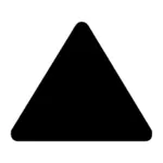 Trojúhelník silueta