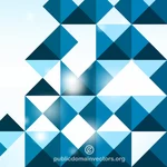 Patrón de azulejos triangulares azules