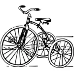 Eski üç tekerlekli bisiklet