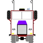 ClipArt vettoriali del camion grande impianto di perforazione
