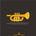 Instrumento musical de trompeta