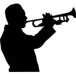 Trompet speler afbeelding