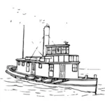 Bogserbåten illustration