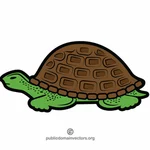 Kilpikonna sarjakuva clipart