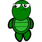 Zielony żółw ilustracja