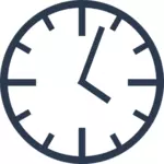 Graphiques de vecteur horloge simple