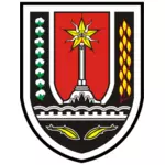 Город Семаранг логотип векторное изображение