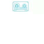 Audio cassette vector illustraties