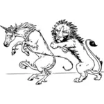 Unicorn och lion