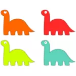 Dinosaurie ikoner