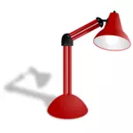 Rød lampe vector illustrasjon
