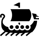 Viking pe barca
