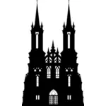 Katholieke kerk in Vladivostok vector tekening